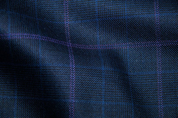Endeavour Synergy NAVY PLAID WITH LT PURPLE PANE AND BLUE CHECK