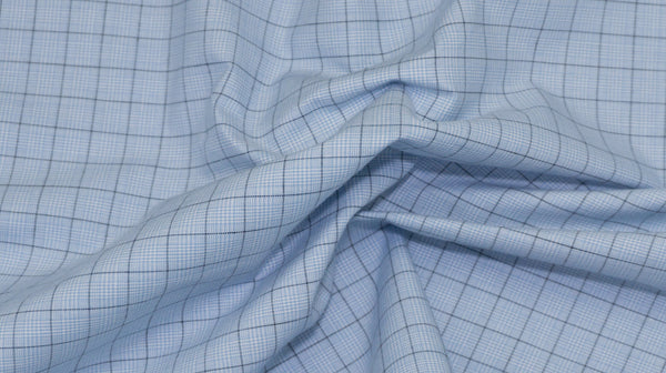 Easy-Iron Poplin Sky Blue