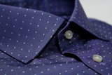 BLUE WITH BABY BLUE POLKA DOT