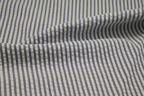 Seersucker Purple Stripes Blazer