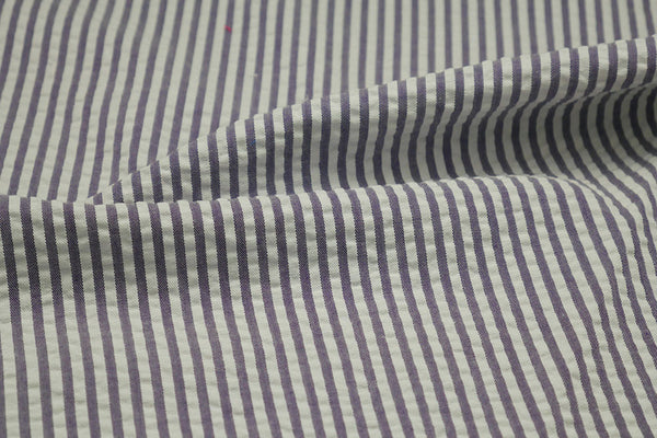 Seersucker Purple Stripes Suit