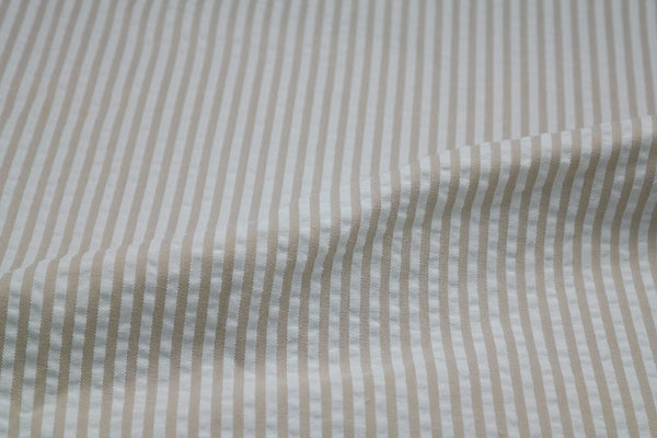 Seersucker Tan Stripes Blazer