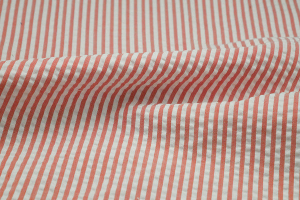 Seersucker Orange Stripes Blazer