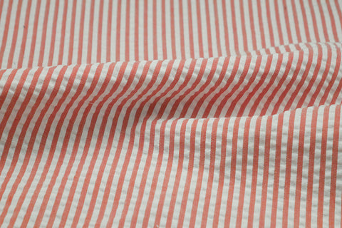 Seersucker Orange Stripes Suit