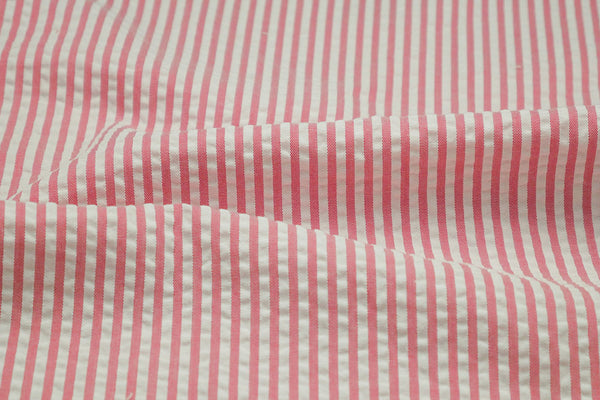 Seersucker Pink Stripes Blazer