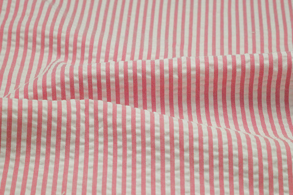 Seersucker Pink Stripes Blazer