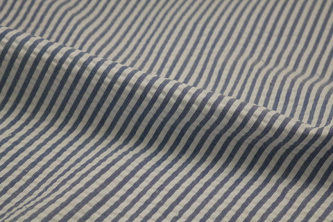 Seersucker Royal Blue Stripes Blazer