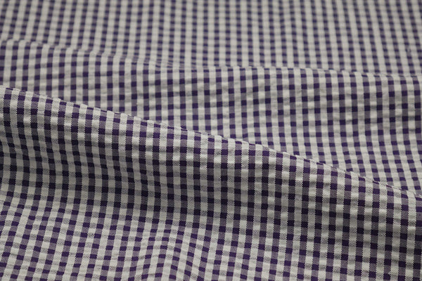 Seersucker Purple Checks Blazer