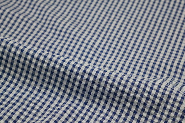 Seersucker Royal Blue Checks Suit