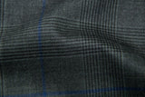 Endeavour Synergy CHARCOAL TRAM PLAID W/ ELECTRIC BLUE WINDOW PANE