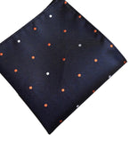Blue Mixed Polka Dot Pocket Square