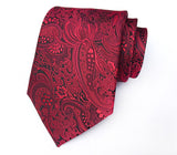 Red Paisley Tie
